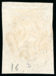 Stamp of Great Britain » 1840 1d Black and 1d Red plates 1a to 11 1840, 1d black pl.1b AA upper marginal example with part inscription
