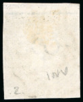 Stamp of Great Britain » 1840 1d Black and 1d Red plates 1a to 11 1840, 1d black pl.1b AC with good margins, large (part marginal) at top and inverted watermark