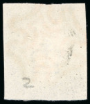 Stamp of Great Britain » 1840 1d Black and 1d Red plates 1a to 11 1840, 1d black pl.2 AG with four margins and crisply struck red MC