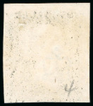 Stamp of Great Britain » 1840 1d Black and 1d Red plates 1a to 11  1840, 1d black pl.4 IF with four good to large margins, lightly struck red MC