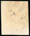 Stamp of Great Britain » 1840 1d Black and 1d Red plates 1a to 11 1840, 1d black pl.6 AH with four margins and red MC