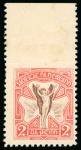 Stamp of Ireland » Essays & Proofs (E1-E167) 1922, Hely - Lithographed bicoloured: 2d green-brown