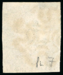Stamp of Great Britain » 1840 1d Black and 1d Red plates 1a to 11 1840, 1d black pl.7 AJ with four margins and neat black MC