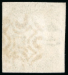 Stamp of Great Britain » 1840 1d Black and 1d Red plates 1a to 11 1840, 1d black pl.9 AA with four good to very large margins and neat strike of black MC, from state 2, the second repair