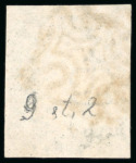 Stamp of Great Britain » 1840 1d Black and 1d Red plates 1a to 11 1840, 1d black pl.9 AJ with fine to large margins and crisp black MC, from State 2, the second repair