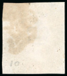 Stamp of Great Britain » 1840 1d Black and 1d Red plates 1a to 11 1840, 1d black pl.10 AH with four margins and black MC