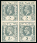 Stamp of Ireland » Essays & Proofs (E1-E167) 1922, De La Rue: Fiji 2d grey with "SE" watermark,