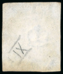 Stamp of Great Britain » 1840 1d Black and 1d Red plates 1a to 11 1840, 1d black pl.11 AG with four margins and black MC,