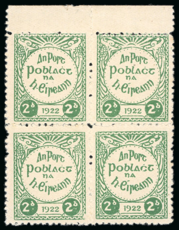 Stamp of Ireland » Forerunners (L1-L45) 1922, Irish Republican Army Issue: 2d green, perf.