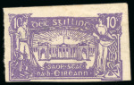Stamp of Ireland » Essays & Proofs (E1-E167) 1922, O'Loughlin, Murphy & Boland: 10s imperforate,