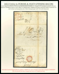 Stamp of Great Britain » Postal History 1822 Entire to Perkins & Heath (later Perkins Bacon,