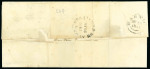 Stamp of Great Britain » 1840 1d Black and 1d Red plates 1a to 11 1840, 1d black pl.9 AE and AG on entire from Warwick to Stratford upon Avon, each tied black MC
