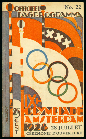 Stamp of Olympics » 1928 Amsterdam » Memorabilia 1928 Amsterdam program for the Opening Ceremony, July