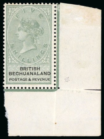 Stamp of Bechuanaland 1893-95 1d carmine, mint and mint never hinged, top