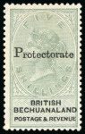 Stamp of Bechuanaland » Bechuanaland Protectorate 1888 Script VR 5s green and black, mint, fresh, fine