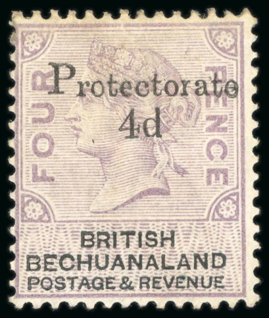 Stamp of Bechuanaland » Bechuanaland Protectorate 1888 1d on 1d, 2d on 2d, 3d on 3d, 4d on 4d and 6d