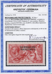 Stamp of Bechuanaland » Bechuanaland Protectorate 1913-24 Waterlow 2s6d brown and 5s rose-carmine, mint,