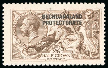 Stamp of Bechuanaland » Bechuanaland Protectorate 1913-24 Bradbury 2s6d chocolate brown, mint showing