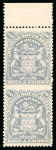 Stamp of Rhodesia 1898-1908 Arms 2s6d bluish grey, mint vertical pair,