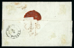 Stamp of Austria TOKAY DURCHSTICH auf Österreich 1850 3Kr rot Handpapier