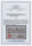 Stamp of Austria TOKAY DURCHSTICH auf Österreich 1850 3Kr rot Handpapier