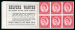 Stamp of Great Britain » Booklets 1963 (Dec) 10/- booklet, the 2 1/2d. carmine-red pane