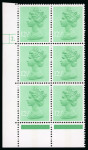 Stamp of Great Britain » Queen Elizabeth II 1982 12 1/2p. light emerald one centre phosphor band