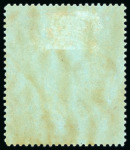 Stamp of Bermuda 1938-53 2s6d black and red on grey-blue with variety broken lower right scroll, mint