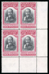 Stamp of Falkland Islands 1933 Centenary 1/2d. to £1 set in corner marginal
