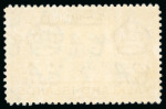 Stamp of Falkland Islands 1938 5s indigo and pale yellow-brown, mint large part o.g.