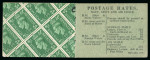 Stamp of Great Britain » Booklets 1949 2/6d. booklet with only the 1/2d. pane remaining,