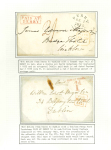 Stamp of Ireland » Pre-Stamp Postal History 1794-1879 Exhibit collection neatly mounted and written