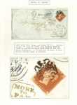 Stamp of Ireland » Pre-Stamp Postal History 1631-1917 Exhibit collection neatly mounted and written