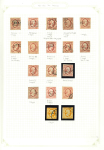 Stamp of Large Lots and Collections Netherlands: 1852-1990 Collection in three albums showing strength in 1852 William III showing a fine array of the 5c and 10c values