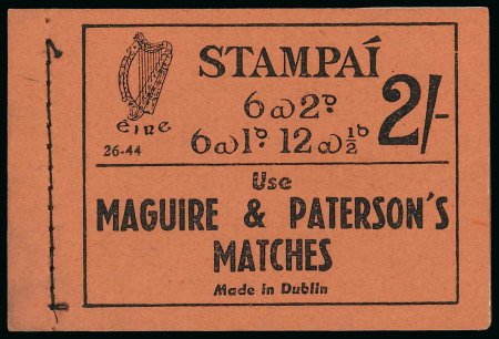 Stamp of Ireland » Booklets 1941-85, Collection of mostly complete unexploded booklets,
