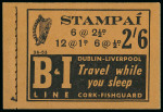 Stamp of Ireland » Booklets 1941-85, Collection of mostly complete unexploded booklets,