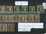 Stamp of Greece » Large Hermes Heads » 1876 New Values - Athens print 30L and 60L,1876-77 complete set of both the Paris and Athens Prints