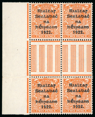 Stamp of Ireland » Collections 1922-1992 Gutter Pairs: attractive and valuable collection