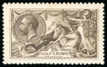 Stamp of Great Britain » King George V » 1913-19 Seahorse Issues 1915 De La Rue 2/6d. blackish brown a very fine, well