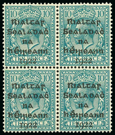 Stamp of Ireland » Collections 1922-1940 Overprint Varieties, Coils and Leaders: Attractive