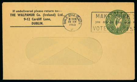 Stamp of Ireland » Postal Stationery Printed to order: 1931-1973 Selection of stationery