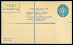Stamp of Ireland » Postal Stationery Registered Envelopes - Size G: 1942-1994 Extensive