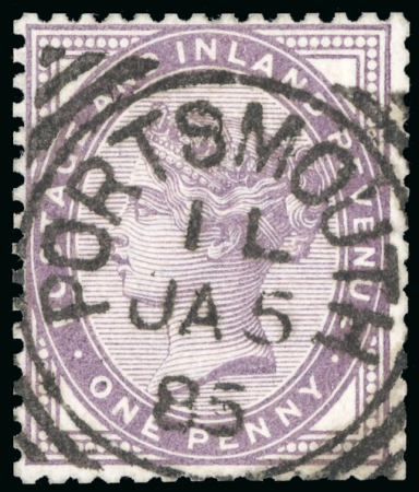 Stamp of Great Britain » 1855-1900 Surface Printed » 1880-81 Provisional Issue and 1881 1d Lilac 1881 1d. lilac (16 dots die 2), a very fine example