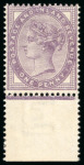 Stamp of Great Britain » 1855-1900 Surface Printed » 1880-81 Provisional Issue and 1881 1d Lilac 1881 1d. deep purple (die 2 wmk inverted) from the