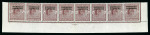 Stamp of Morocco Agencies (British Post Offices) » British Currency 1907-13 Somerset House 2s6d dull reddish purple in mint n.h. lower marginal strip of 8