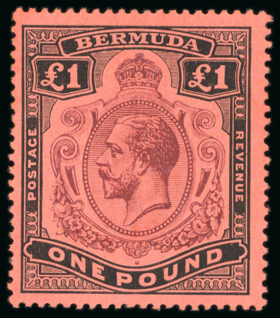 Stamp of Bermuda 1910-25 MCA 2s to £1 attractive mint and used selection,