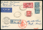Stamp of Morocco Agencies (British Post Offices) » Spanish Currency 1933 (Jul 18) envelope sent by Graf Zeppelin from Tetuan