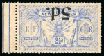 Stamp of Colonies françaises » Nouvelles-Hébrides 1924, New Hebrides Y&T n°79a **, variété surcharge