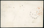 Stamp of Great Britain » 1840 1d Black and 1d Red plates 1a to 11 1841 (Jul 3) "Henry Tuck Hermetically Sealed Envelope" with 1840 1d black pl.5 OC 