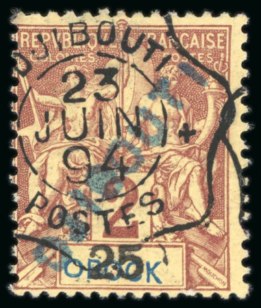 Stamp of France » Collections Côtes des Somalis: 1894-1902, Fantastique collection